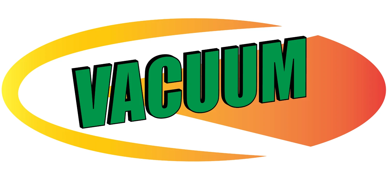 Orange and green vacuum decal