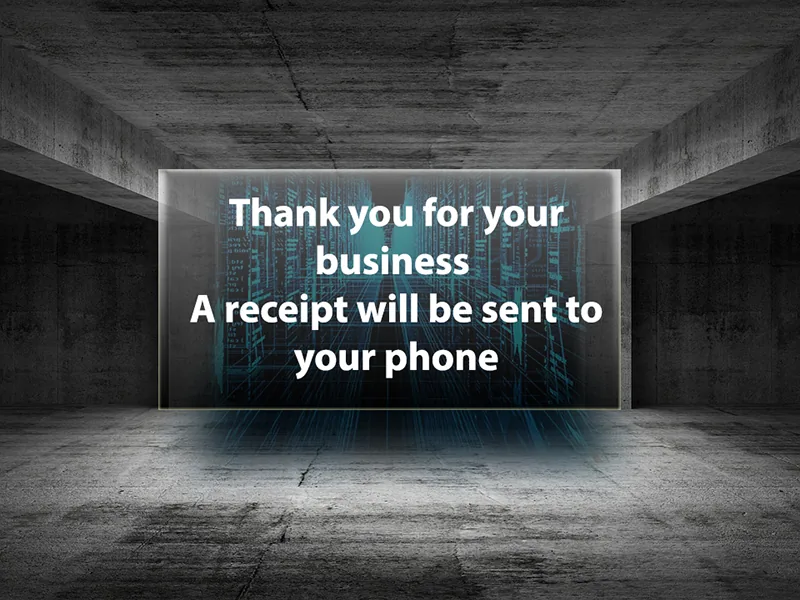 Payment-center final screen